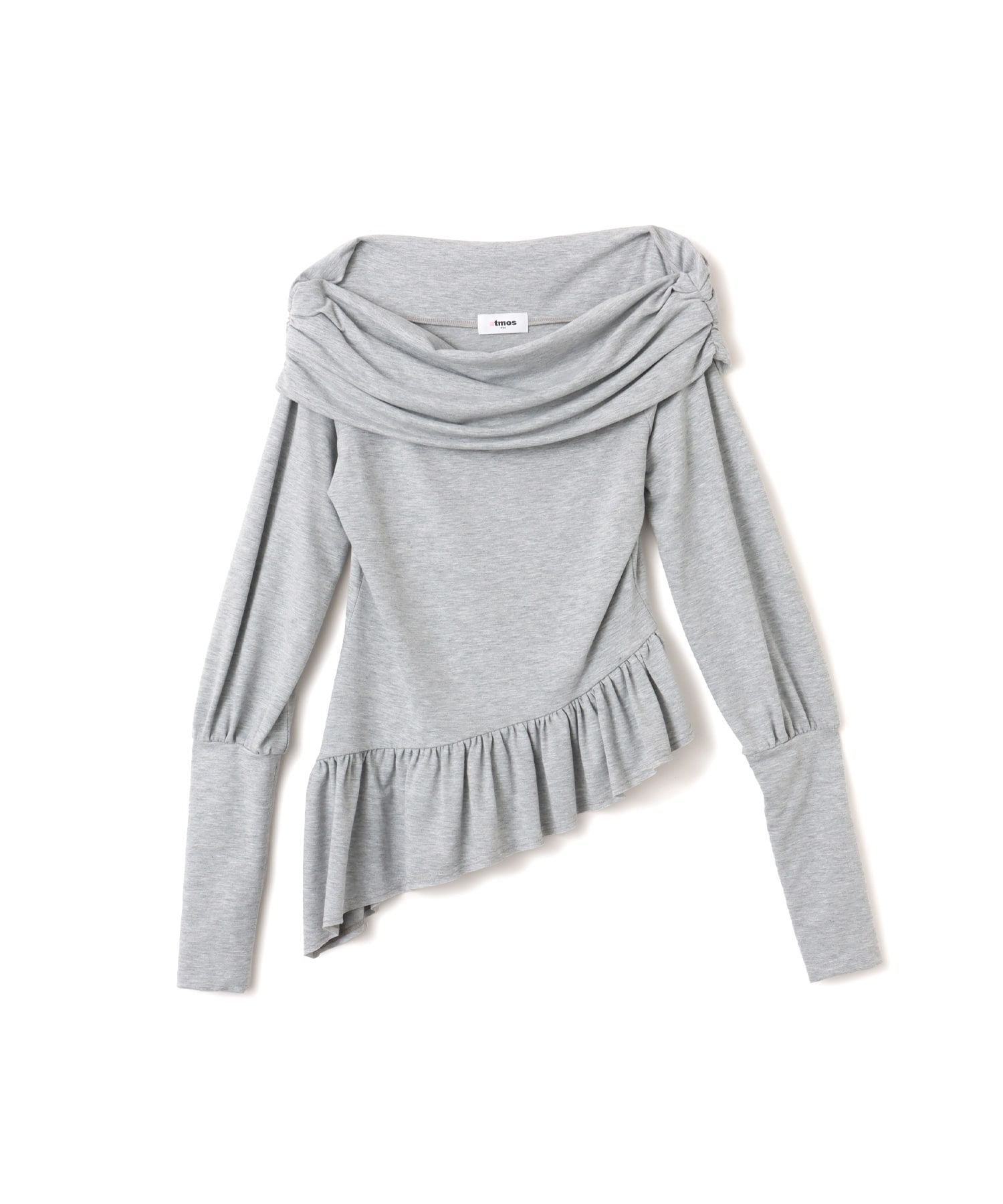 atmos pink Frill Hem Tops CHARCOALのメイン画像