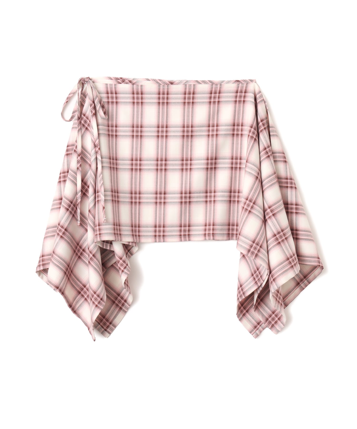atmos pink Plaid Wrap Skirt PINKのメイン画像
