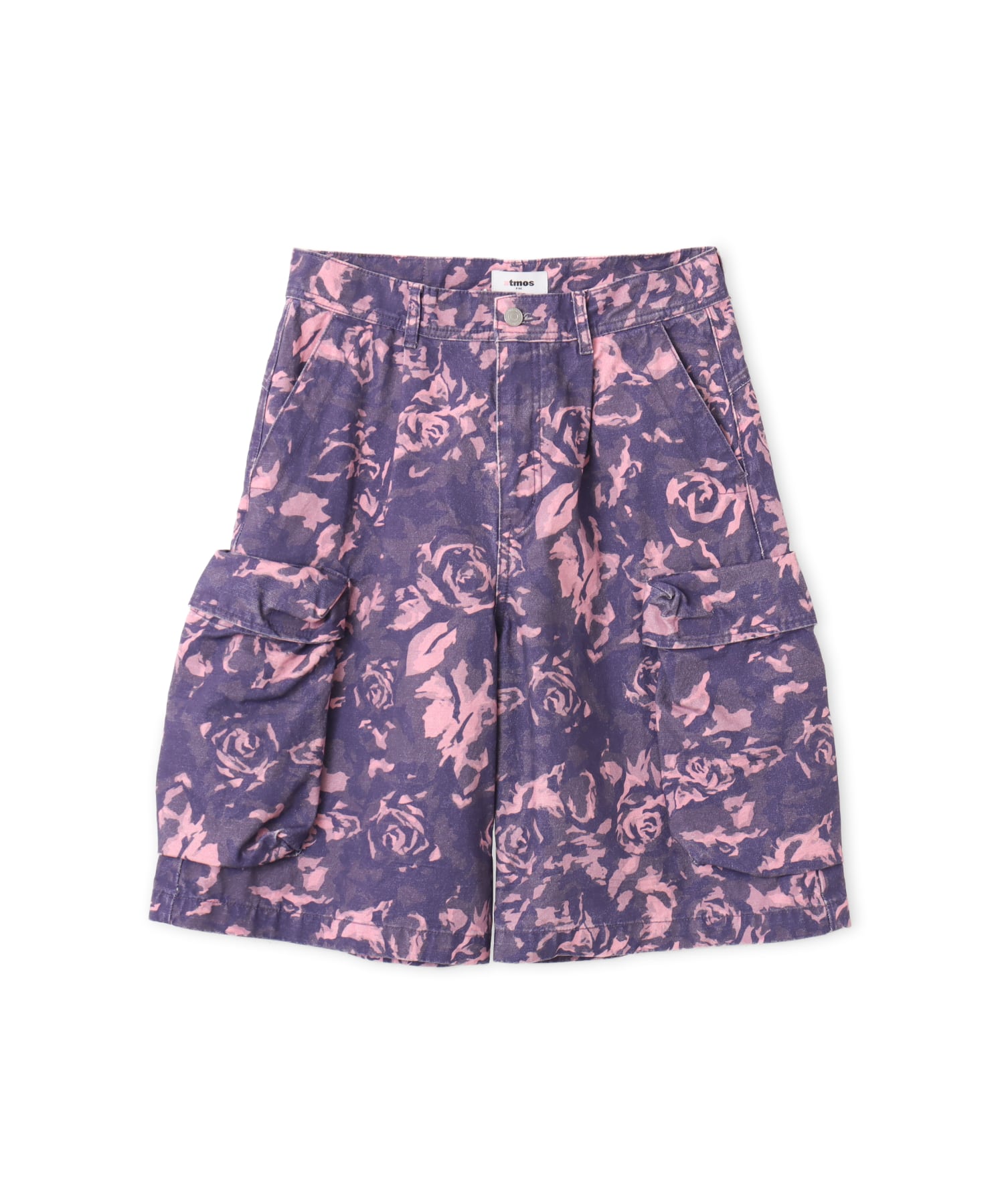atmos pink Rose Camouflage Half Pants PINKのメイン画像