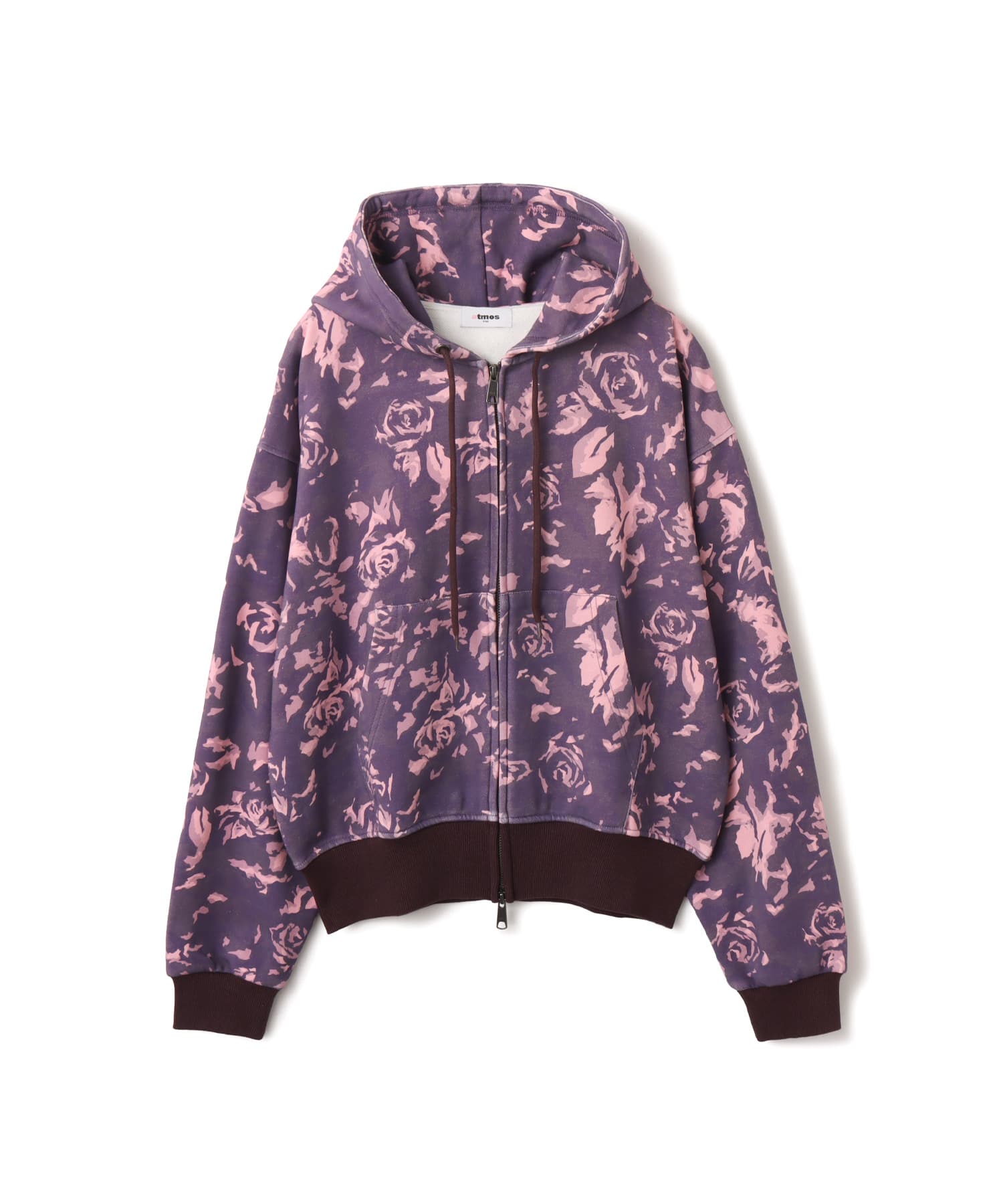 atmos pink Rose Camouflage Zip-up Hoodie PINKのメイン画像