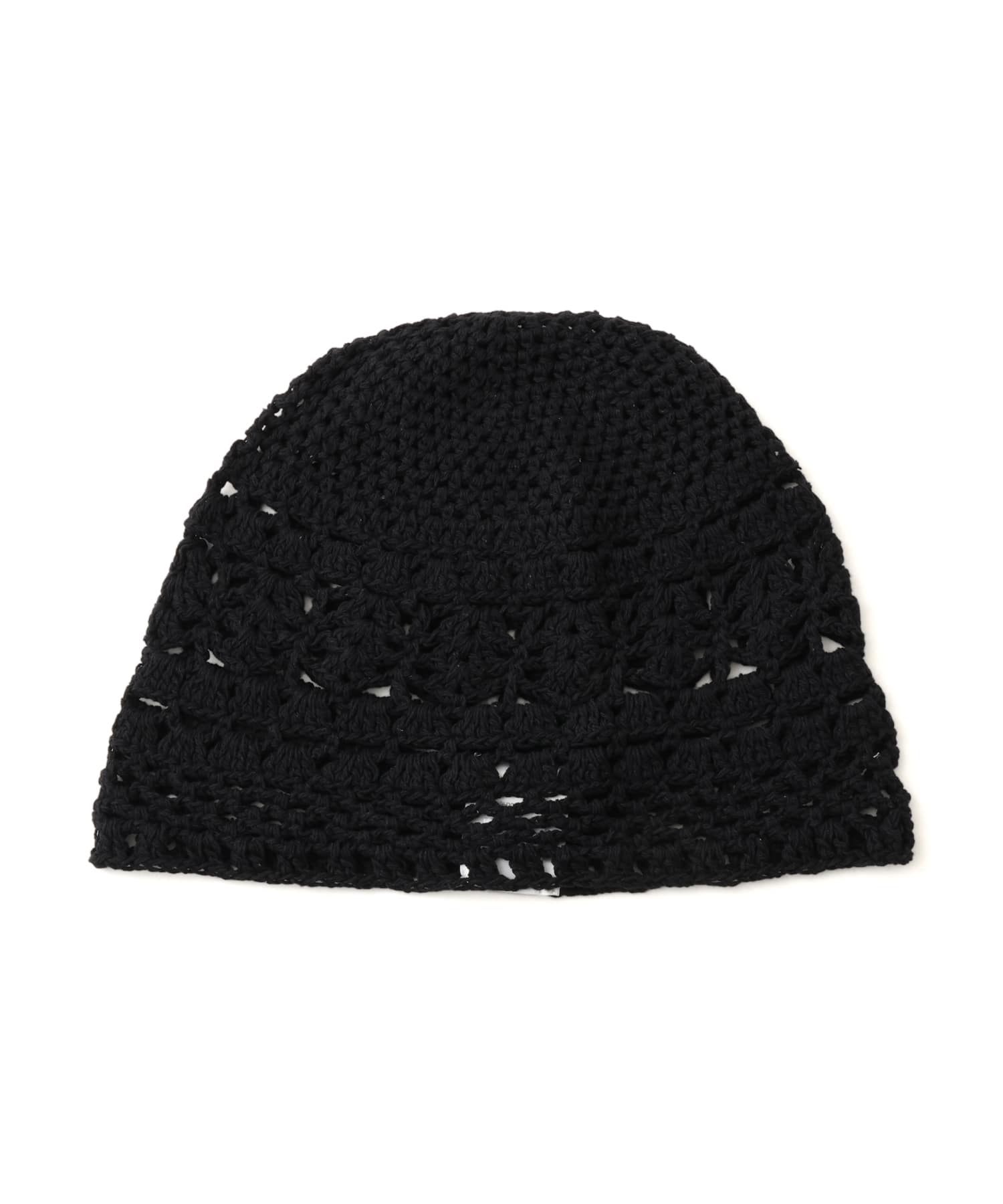 atmos pink Crochet Hat BLACKのメイン画像