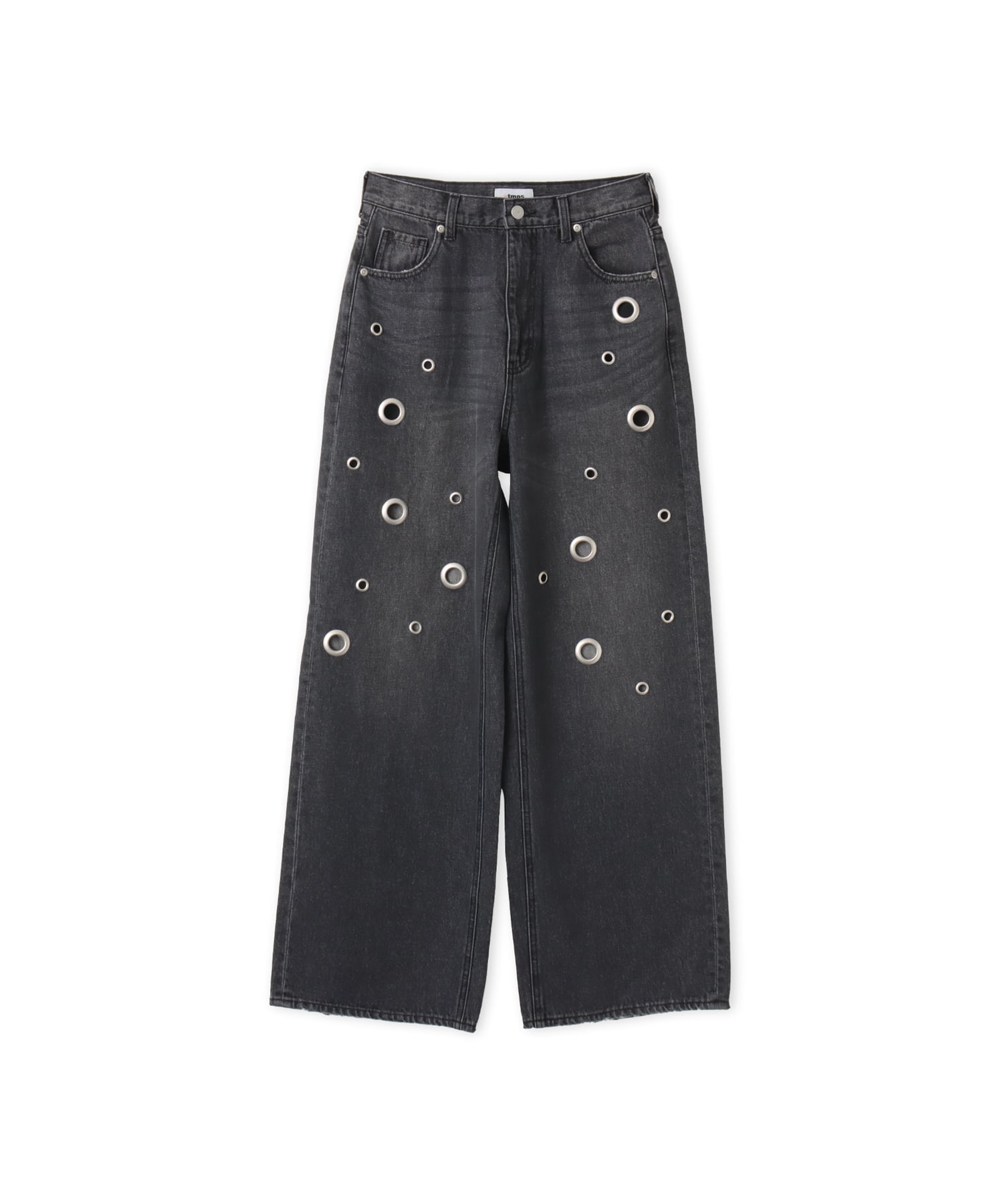 atmos pink Eyelet Denim Pants LIGHT BLACKのメイン画像
