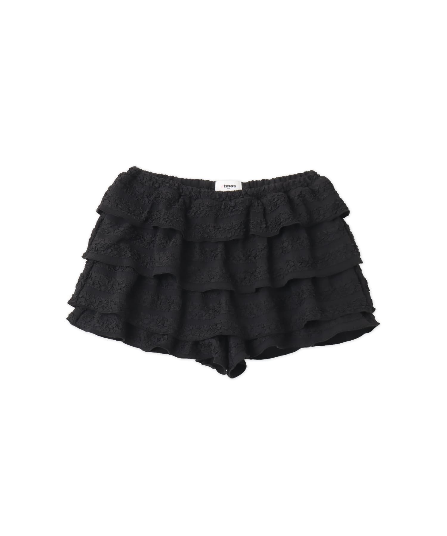 atmos pink Tiered Short Pants BLACKのメイン画像