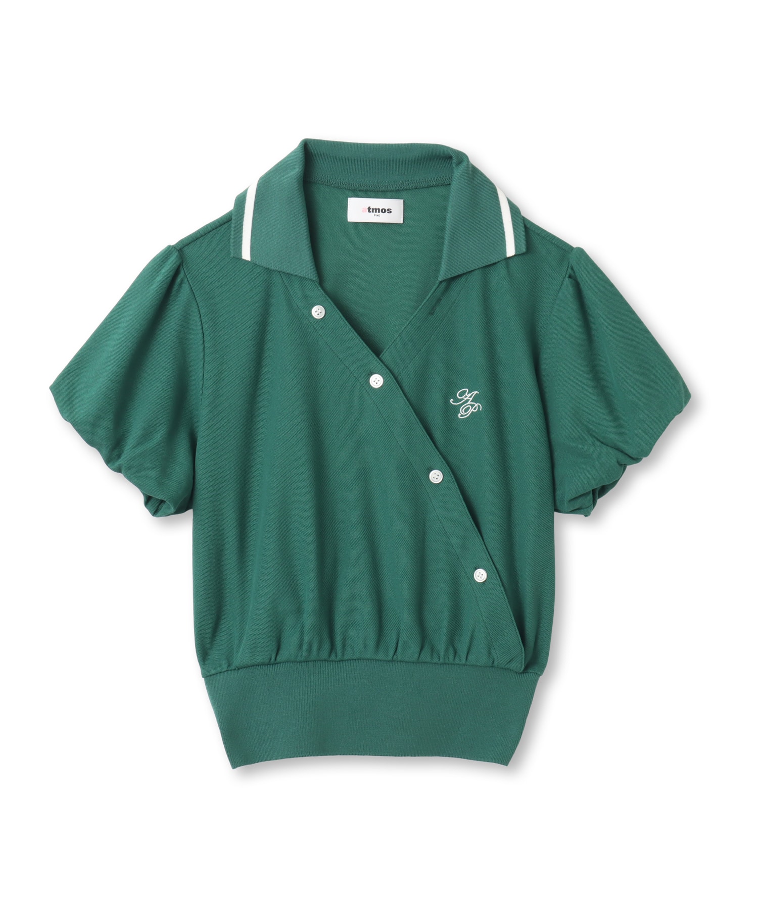 atmos pink Cashe-Coeur Polo Shirt GREENのメイン画像