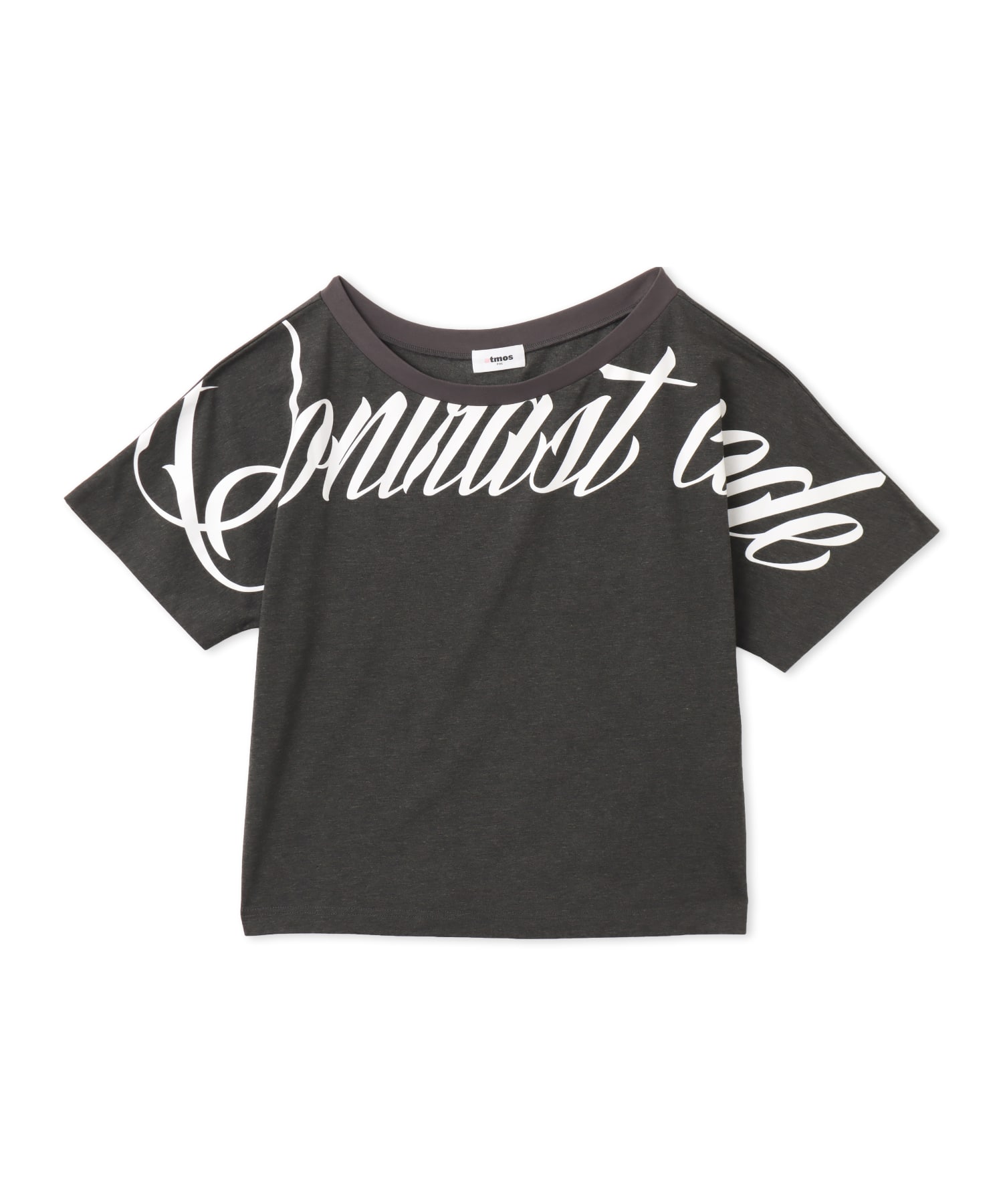 atmos pink Big Logo T-shirt BLACKのメイン画像