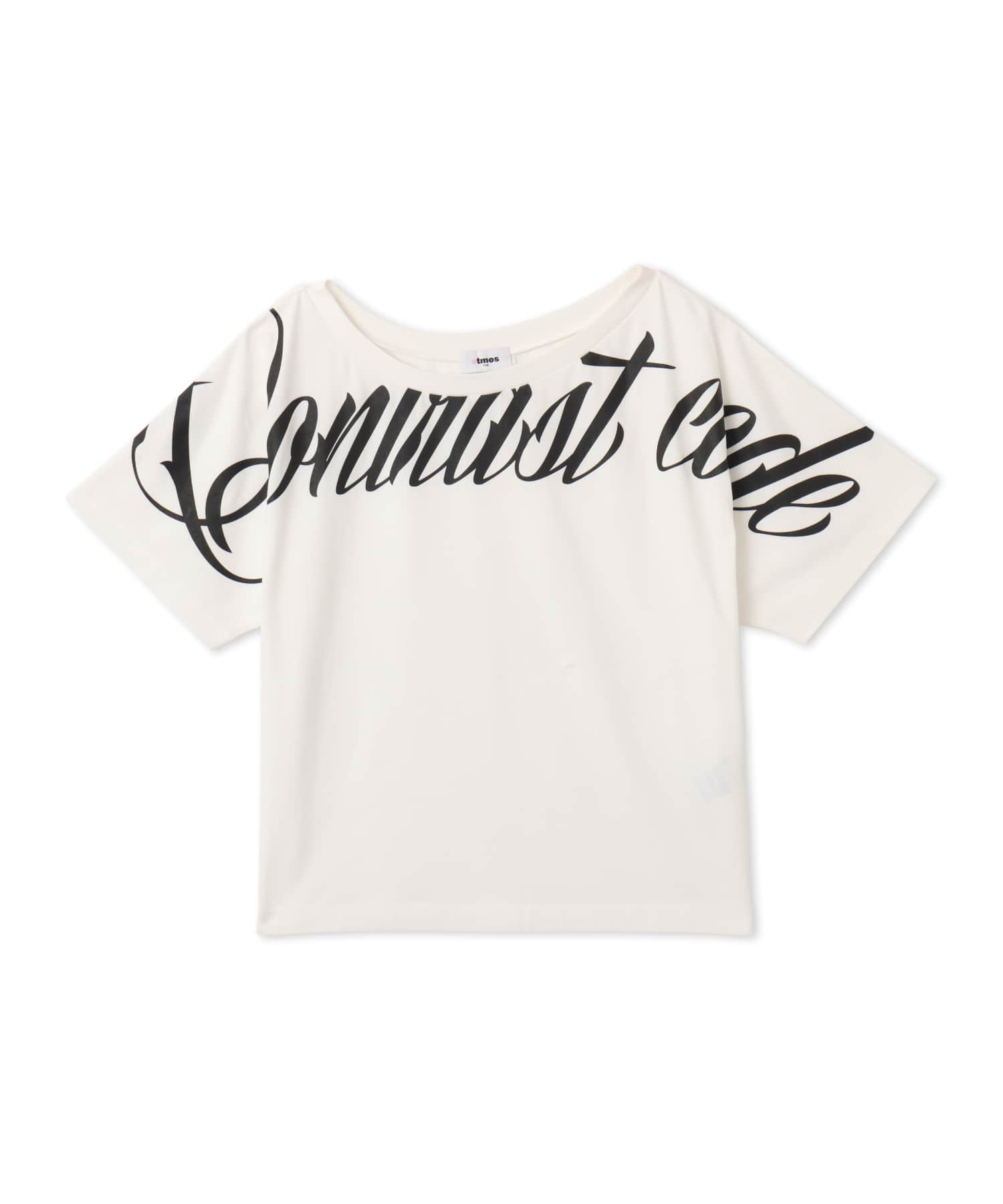 atmos pink Big Logo T-shirt WHITEのメイン画像