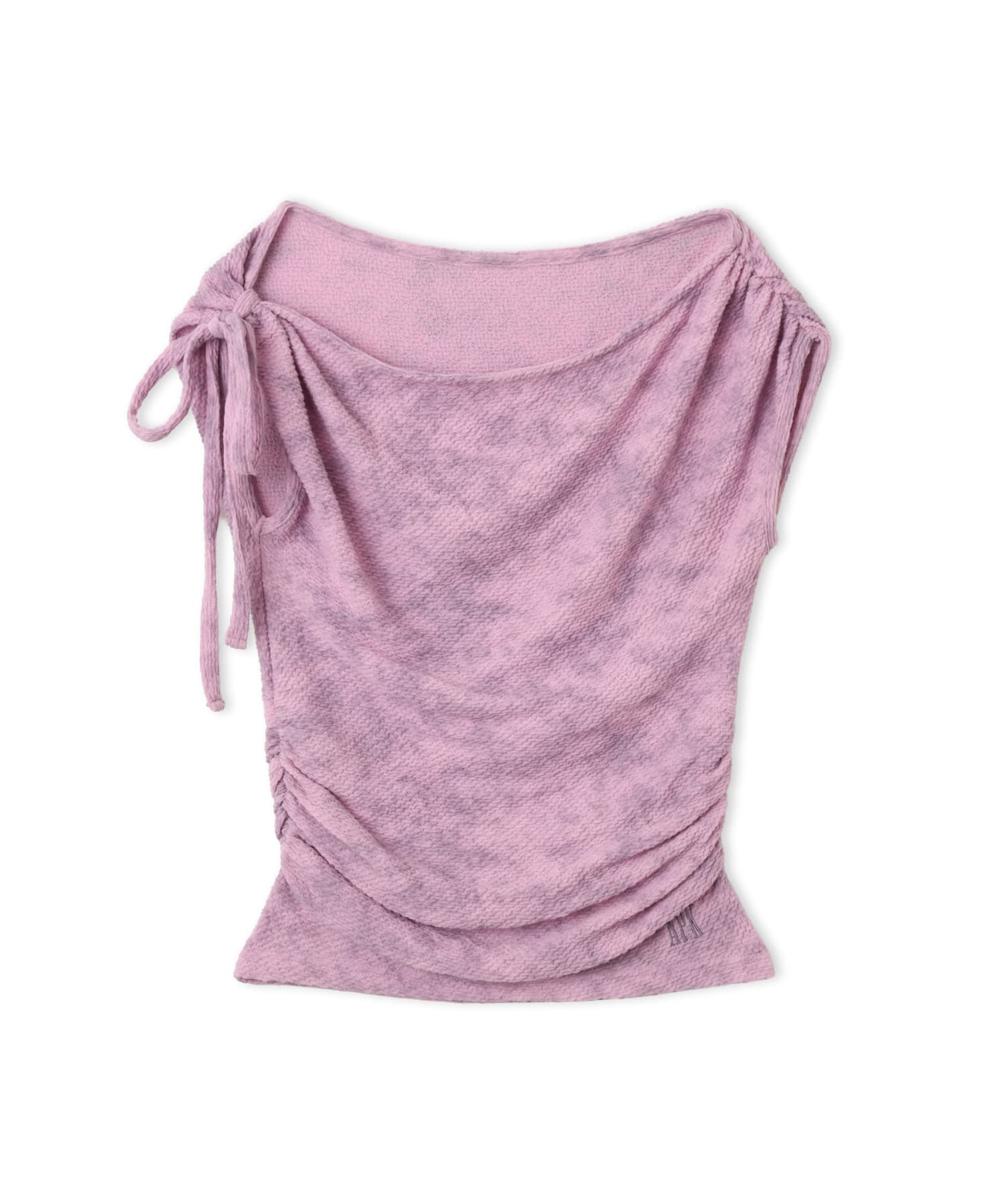 atmos pink Tie Point One Shoulder Tops PINKのメイン画像