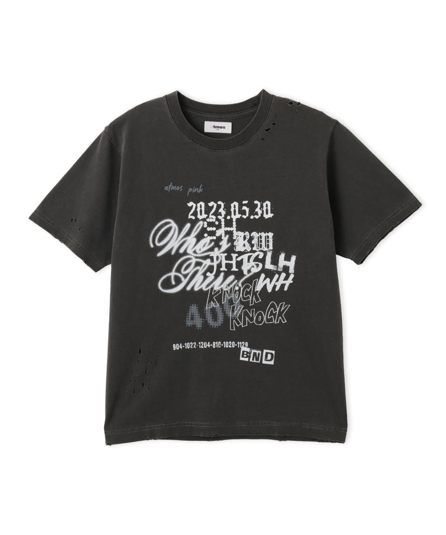 BOYNEXTDOOR x atmos pink T-shirt BLACKのメイン画像