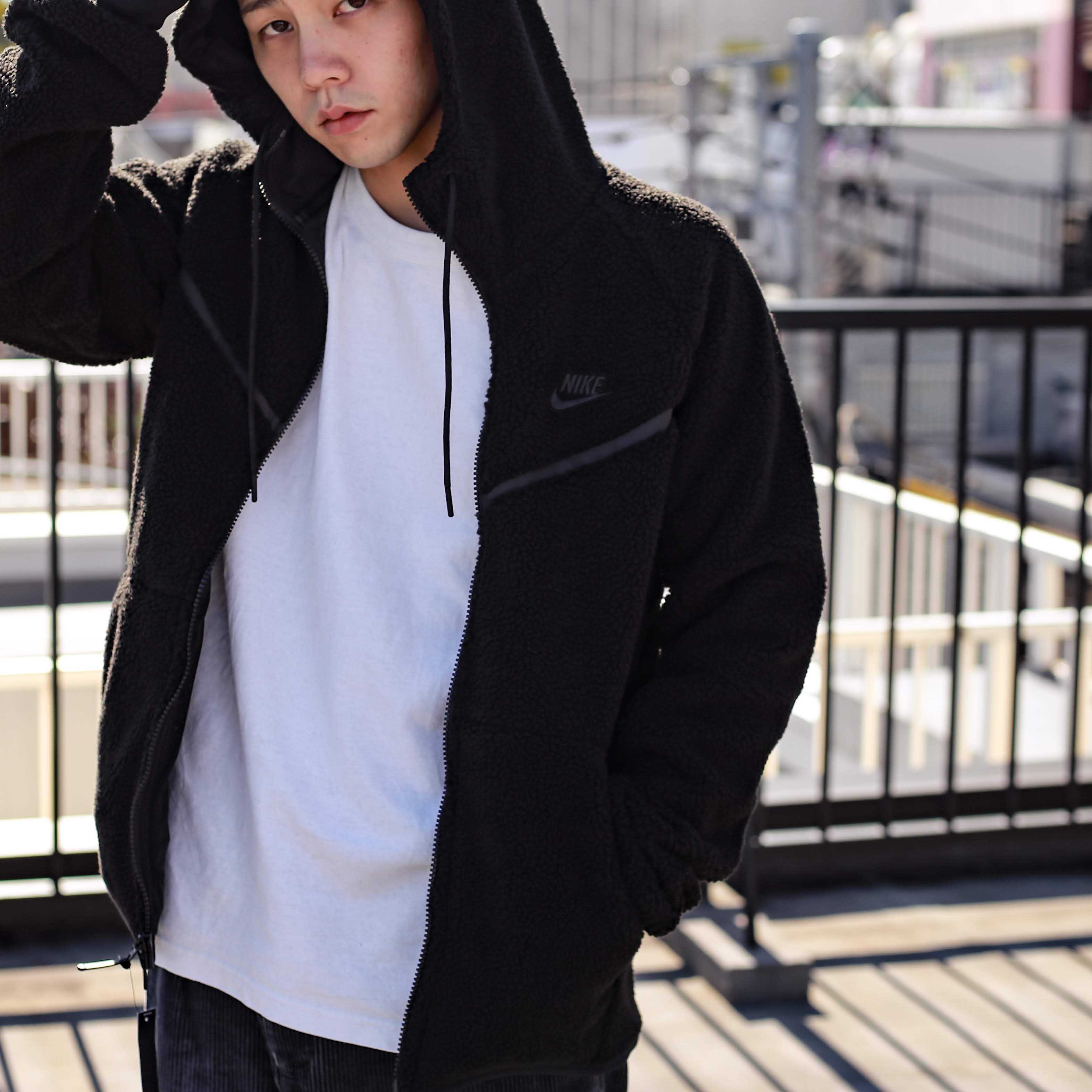 NIKE AS M NSW WR HOODIE TCH ICON SH BLACK/BLACK 18HO-I_photo_large