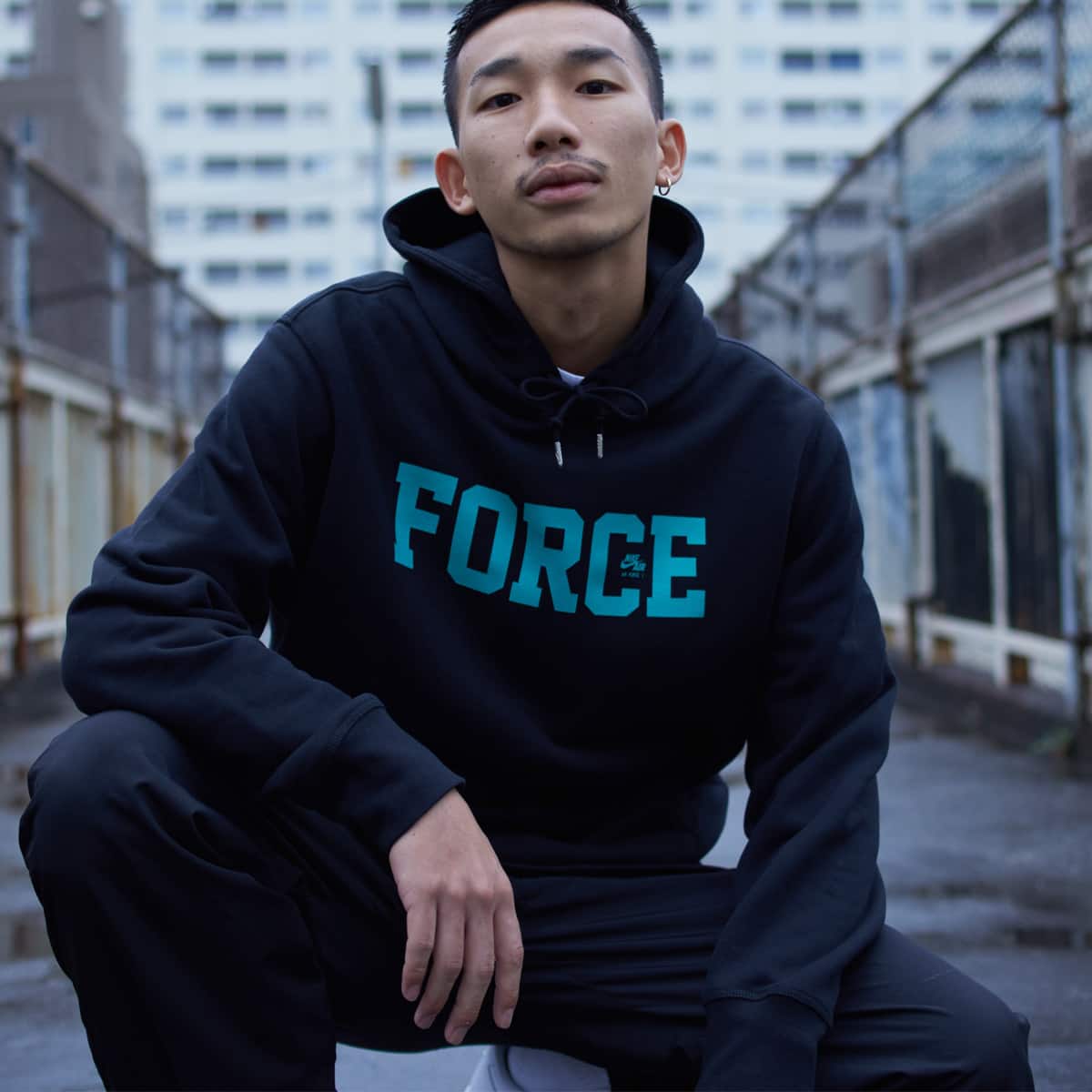 NIKE AS AF 35TH HOODIE SNKR #1 BLACK_photo_large