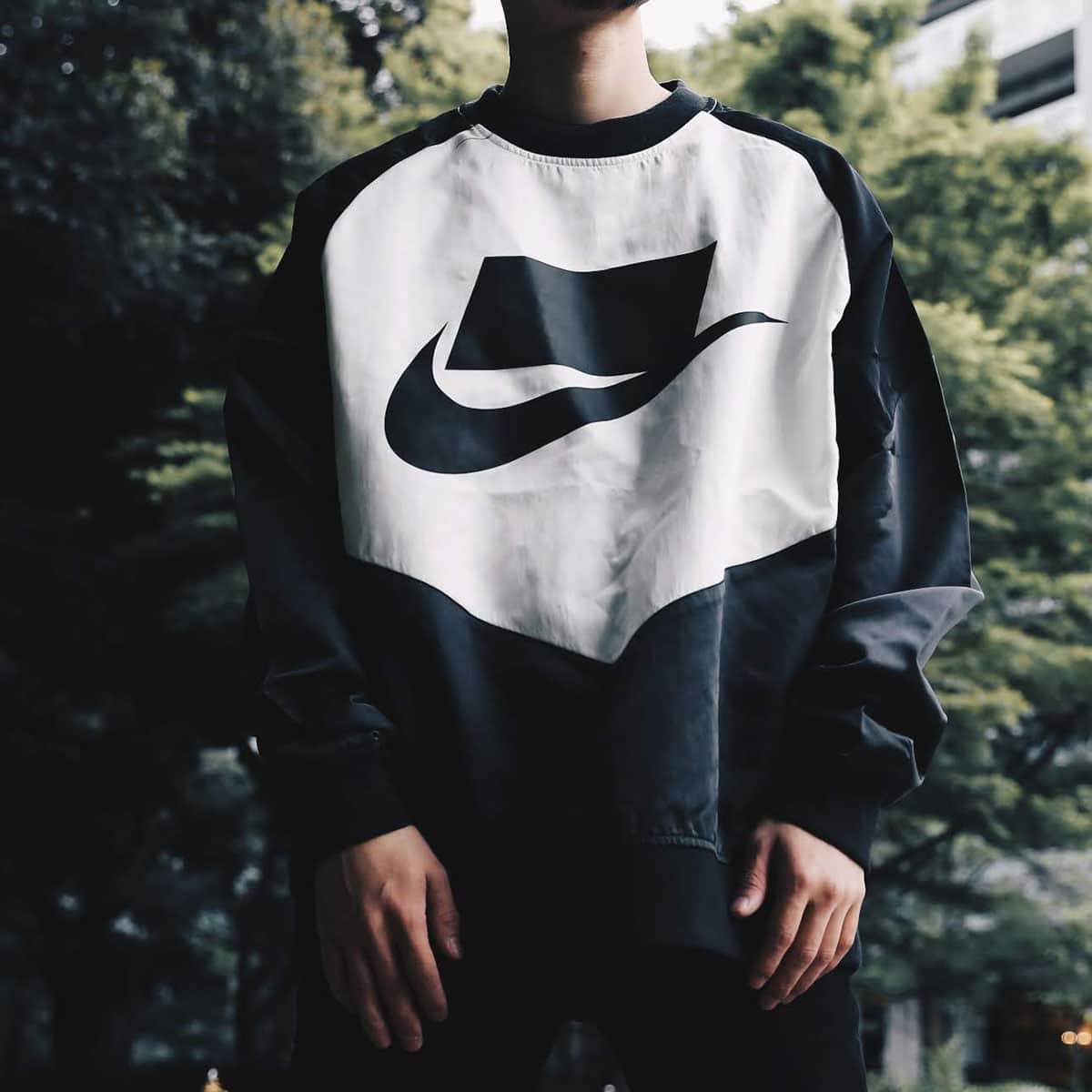 NIKE AS M NSW NSP CREW WVN ANTHRACITE/BLACK/SAIL/BLACK 19SU-S_photo_large