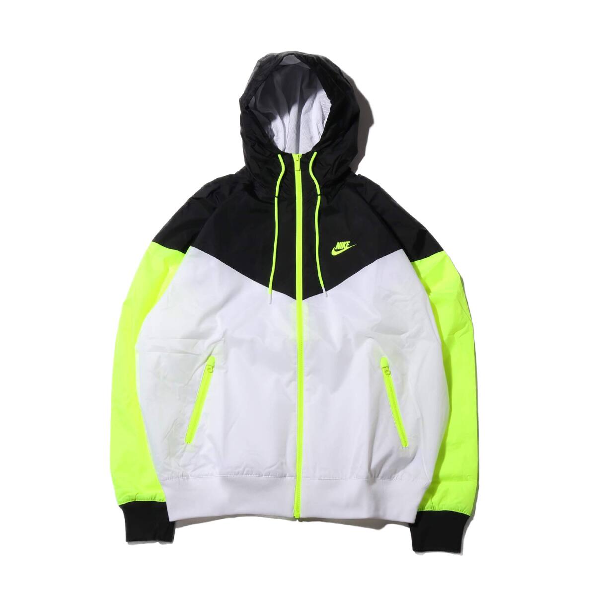 NIKE M NSW HE WR JKT HD WHITE/BLACK/VOLT/VOLT 20SP-S_photo_large