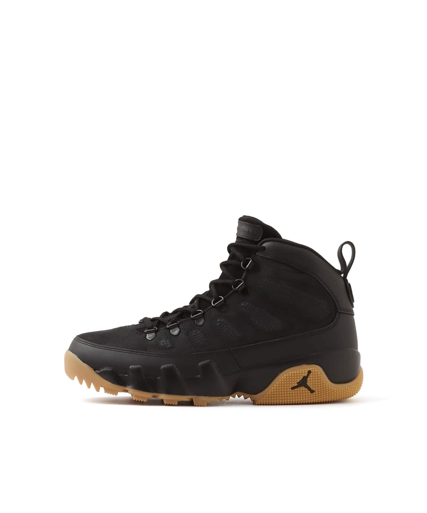 JORDAN BRAND AIR JORDAN 9 RETRO BOOT NRG BLACK/BLACK-GUM LIGHT BROWNのメイン画像