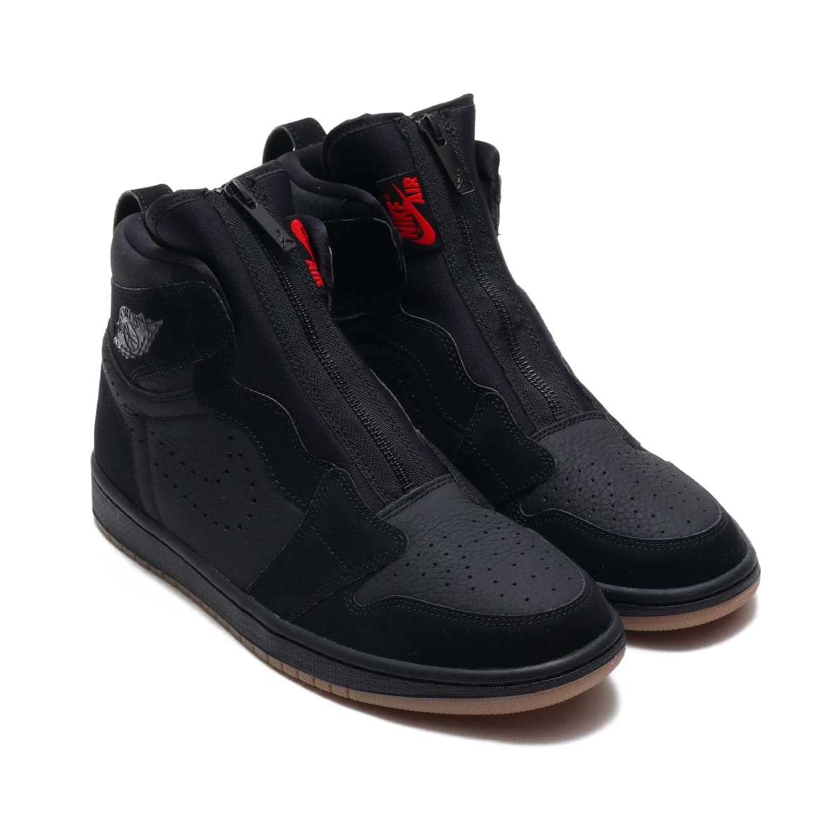 JORDAN BRAND AIR JORDAN 1 HIGH ZIP BLACK/UNIVERSITY RED-BLACK 18HO-I