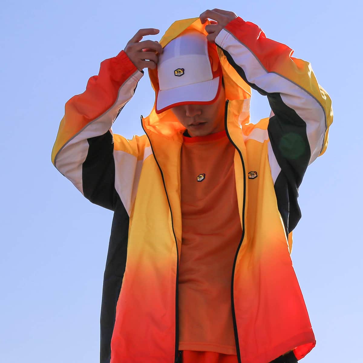 NIKE M NRG TN TRACK JKT HD TOUR YELLOW/TEAM ORANGE/BLACK_photo_large