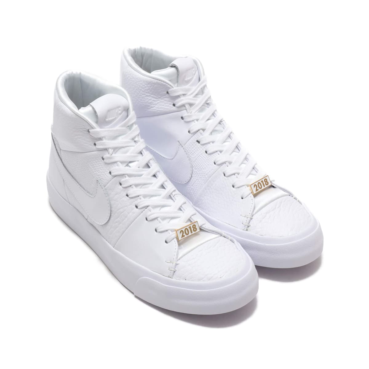 nike blazer royal white out