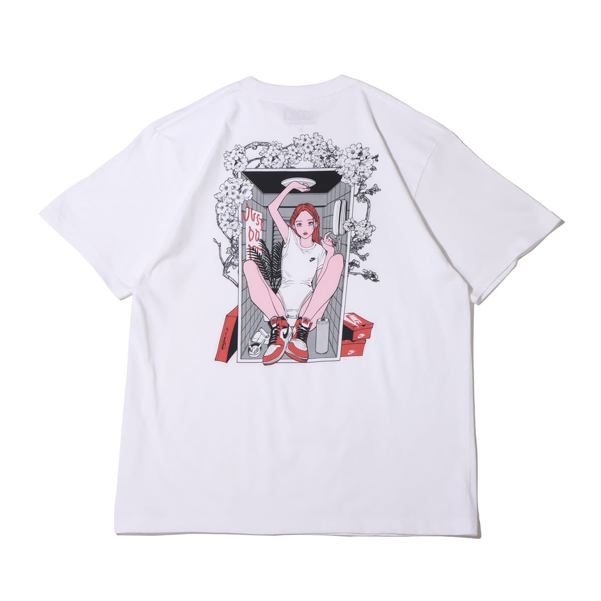 artrA x NAKAKI PANTZ TEE WHITE 21SU-I