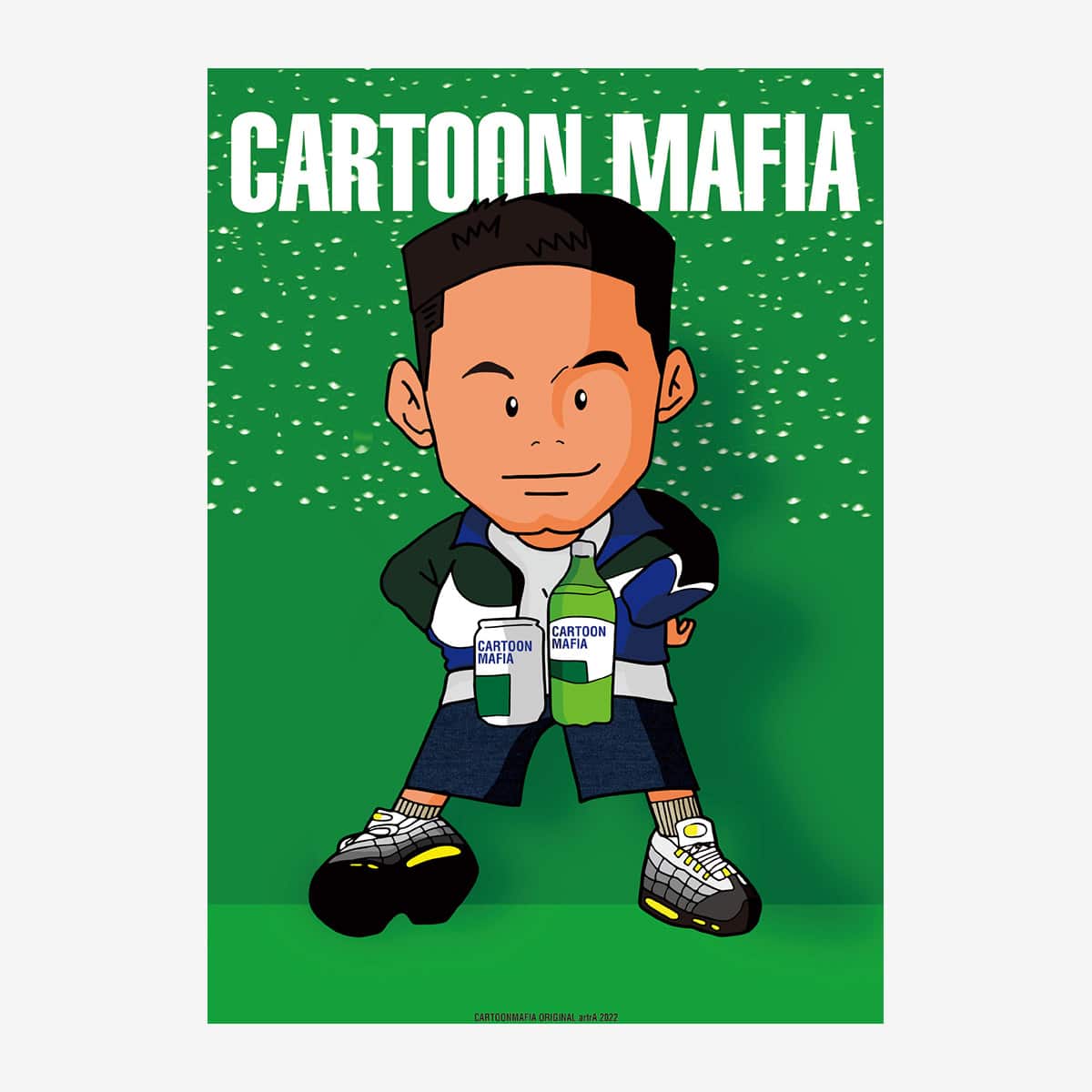 artrA cartoon mafia ポスター MULTI 22SP-Iのメイン画像