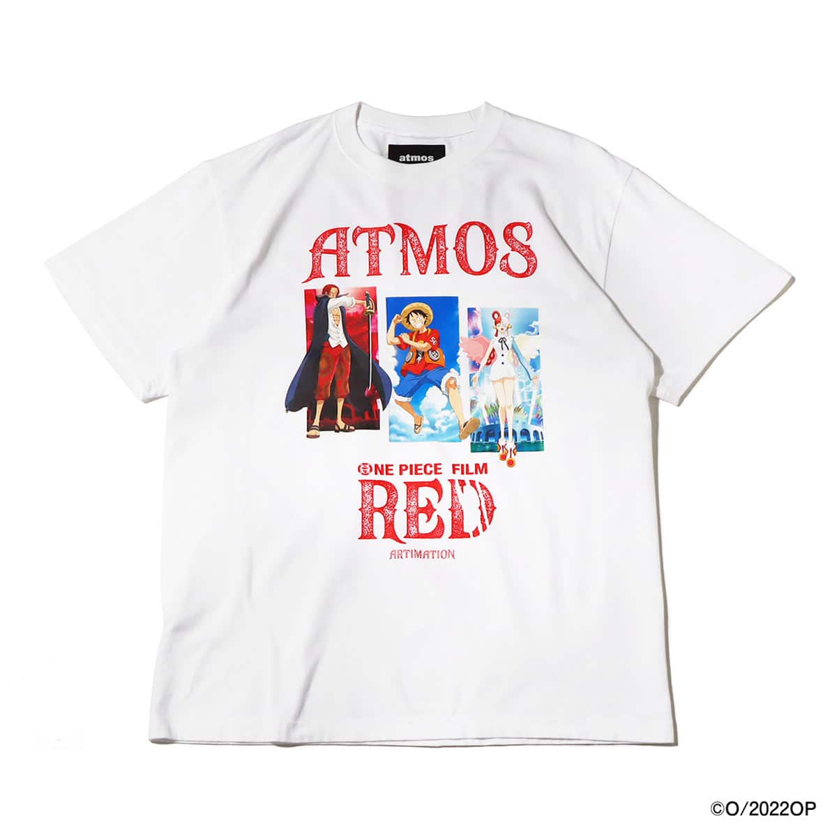 atmos x ONE PECE FILM RED TEE ホワイト 22FA-S_photo_large