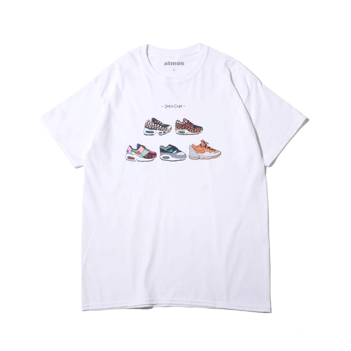atmos CARTOONMAFIA TEE DRESU CODE WHITE 19SU-S_photo_large