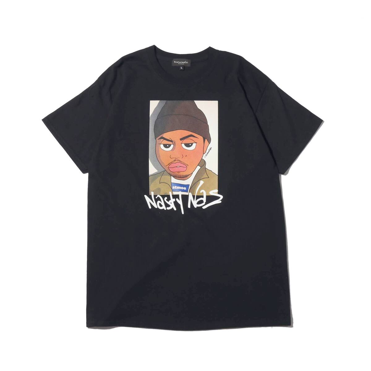 atmos CARTOONMAFIA TEE NASTY NAS BLACK 19SU-S_photo_large
