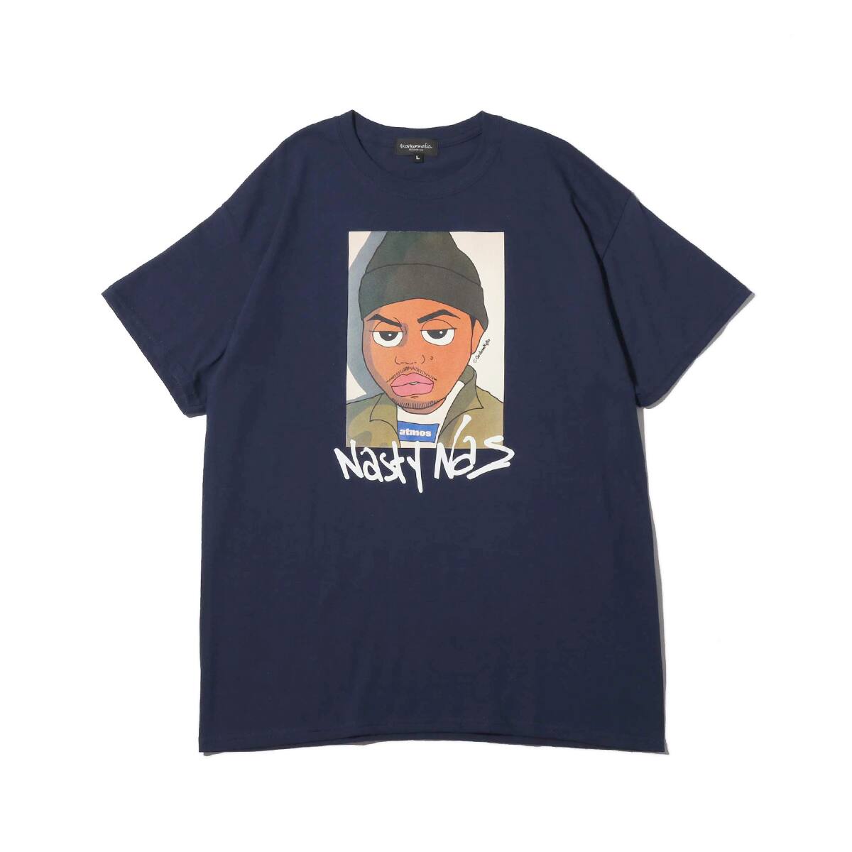 atmos CARTOONMAFIA TEE NASTY NAS NAVY 19SU-S_photo_large