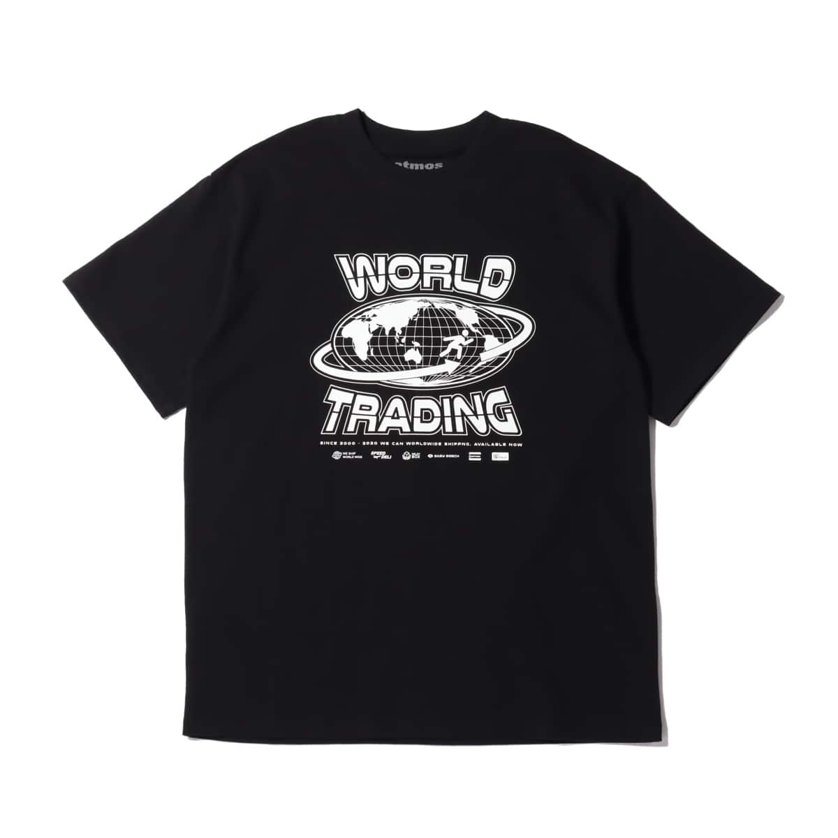 atmos WORLD TRADING TEE BLACK 20FA-I