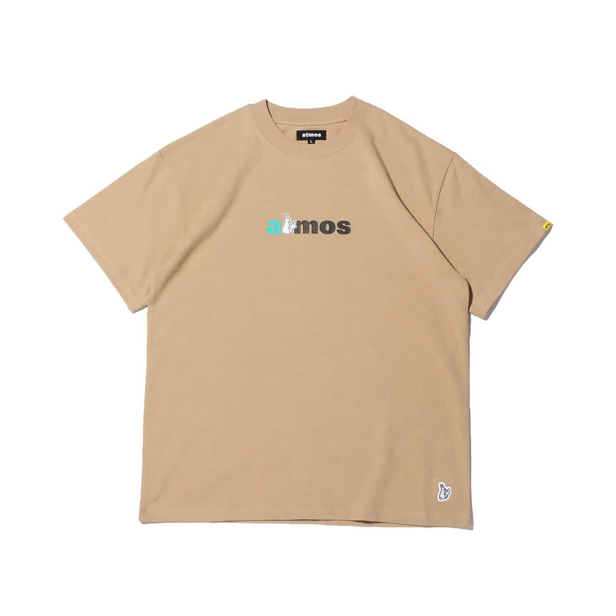 FR2 x atmos RABBIT LOGO TEE BEIGE 20FA-I