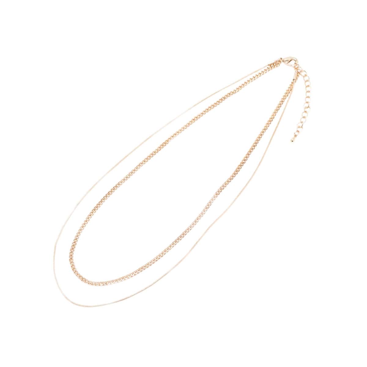 atmos pink ダブルチェーンネックレス GOLDのメイン画像