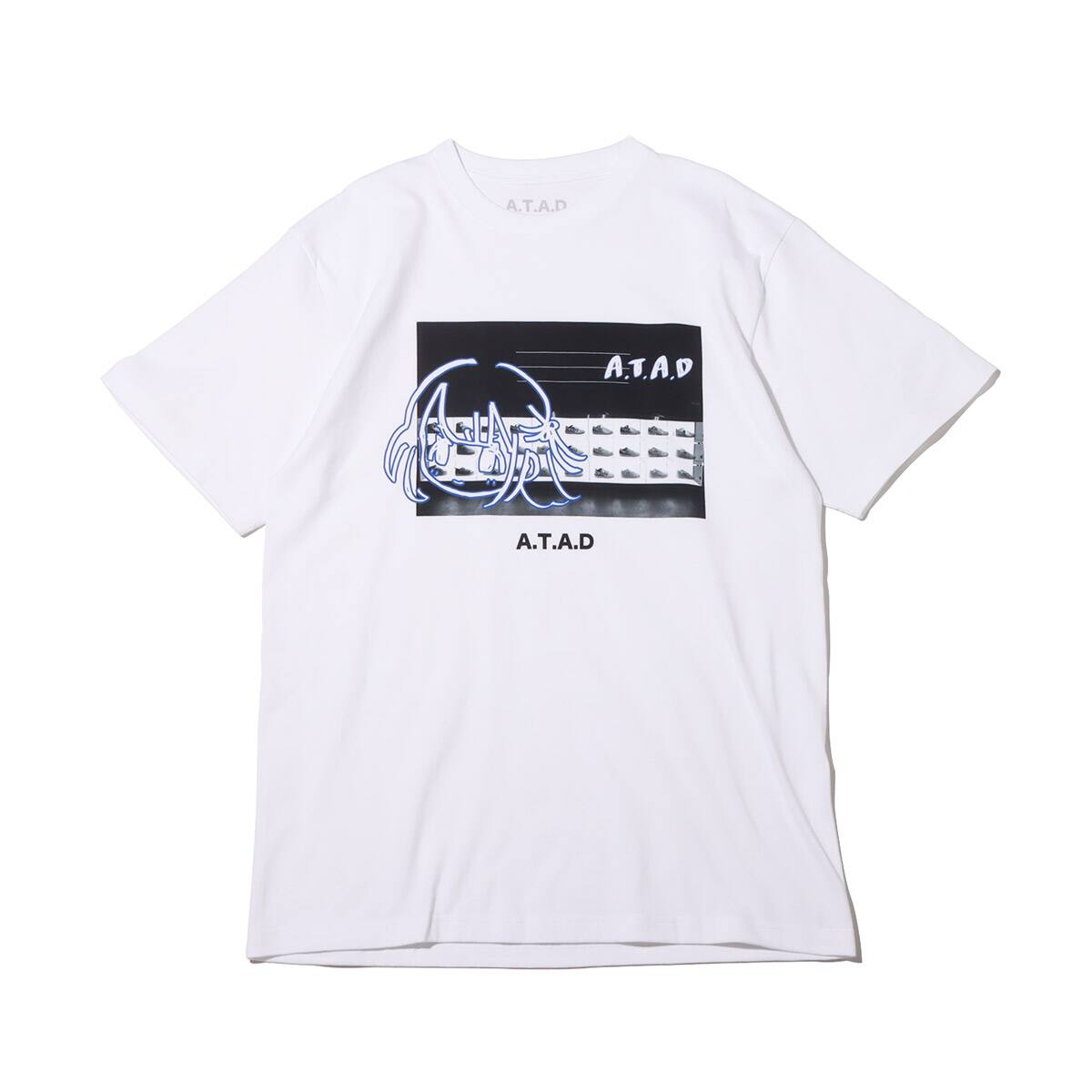 ATAD x AZUSA TEE WHITEのメイン画像