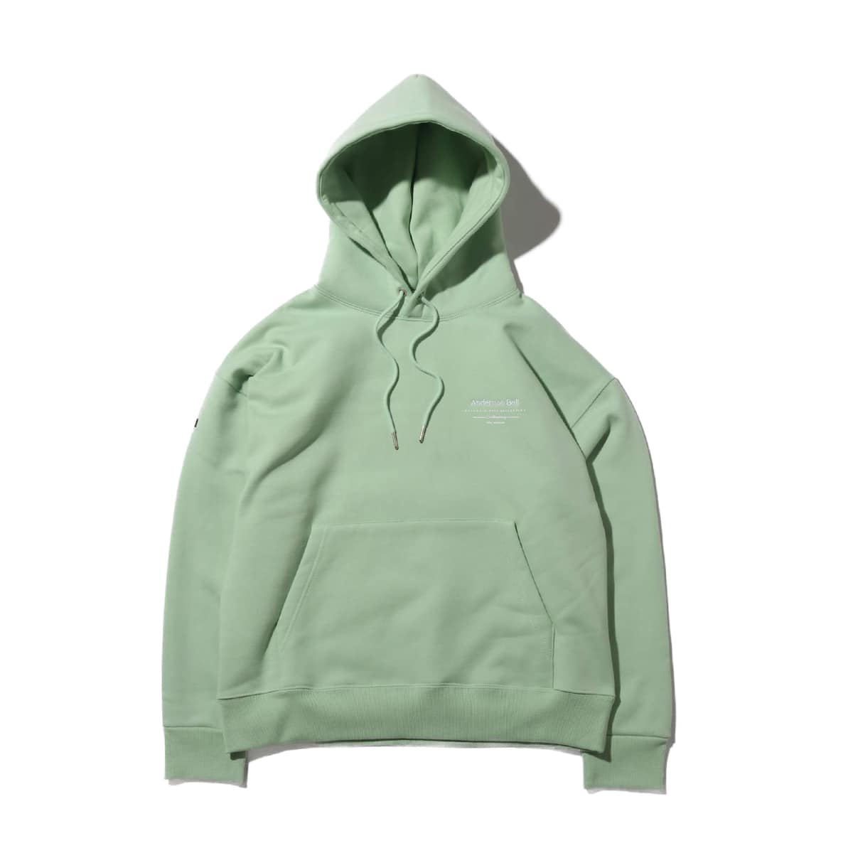 Andersson Bell UNISEX FULL NAME LOGO EMBROIDERY HOODIE PALE JADE 19FA-I_photo_large