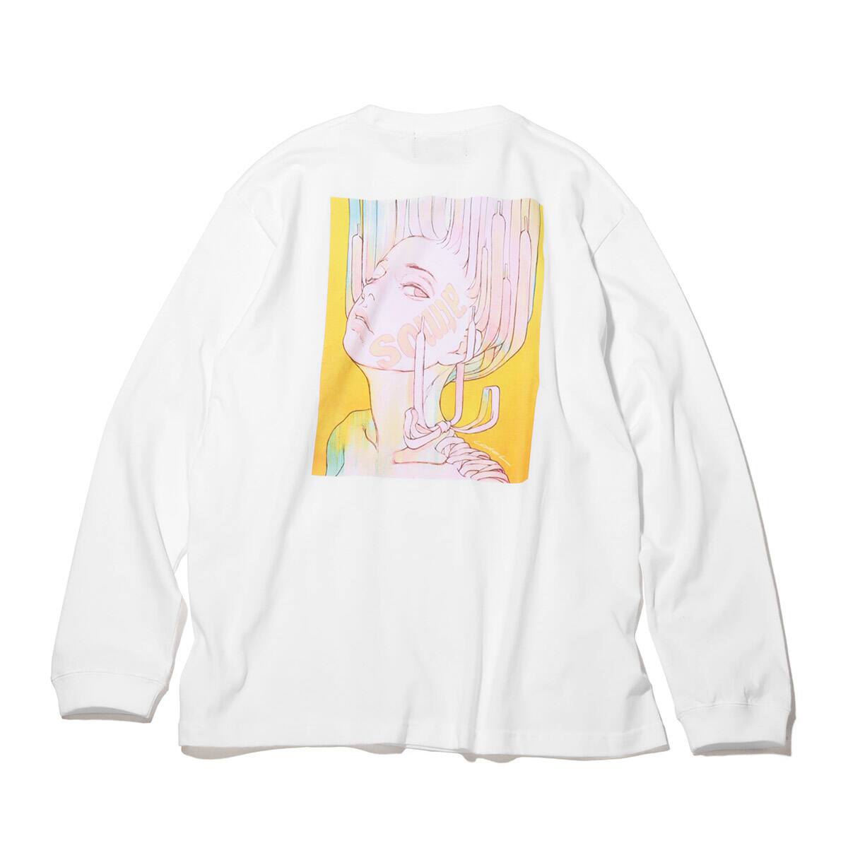 atmos x 古塔つみ LS TEE WHITE 21SP-I_photo_large