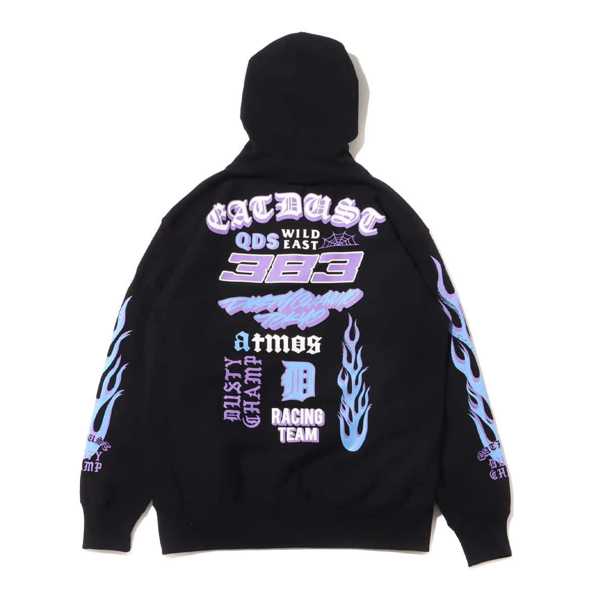 Dusty Champ x atmos Hoodie BLACK 22SP-I