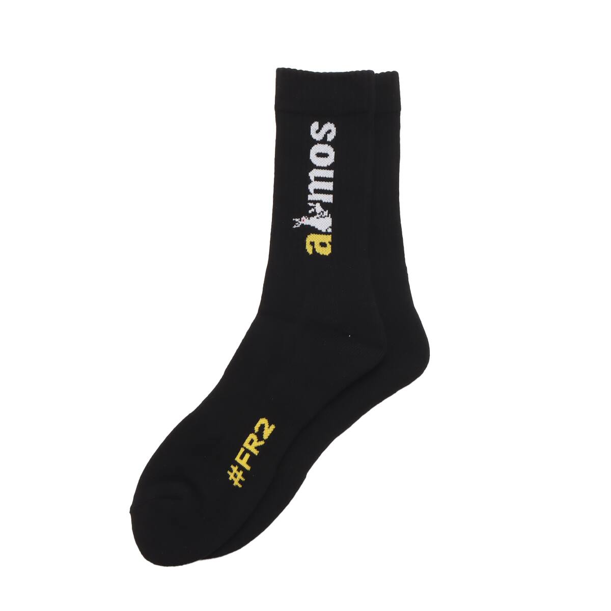 atmos × FR2 RABBIT LOGO JACQUARD SOCKS BLACK 21SP-S_photo_large