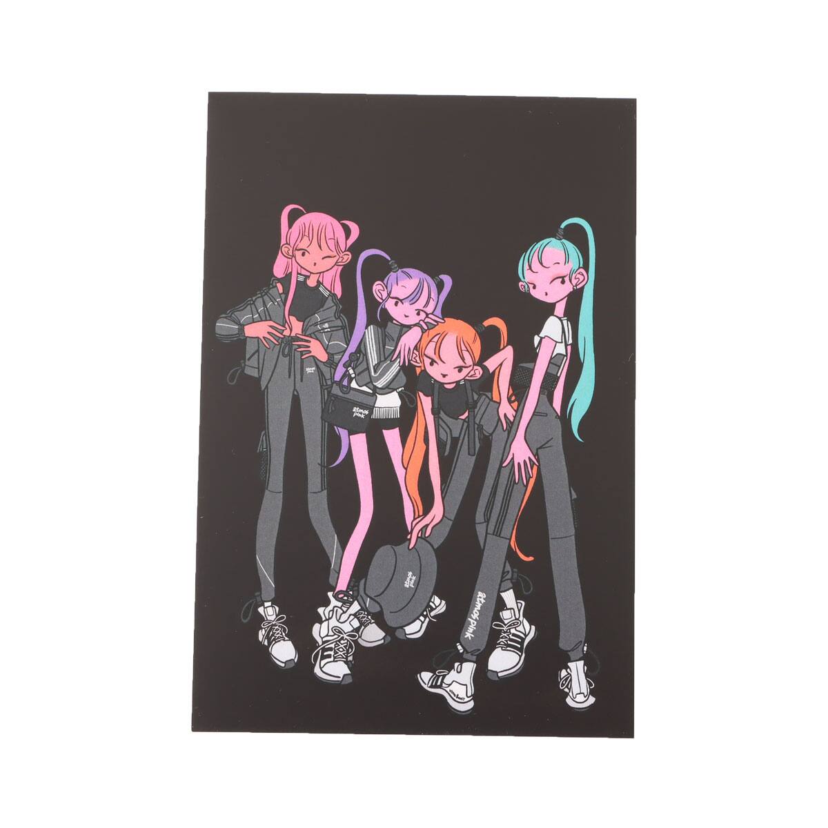 atmos pink JENNY KAORI POST CARD BLACKのメイン画像