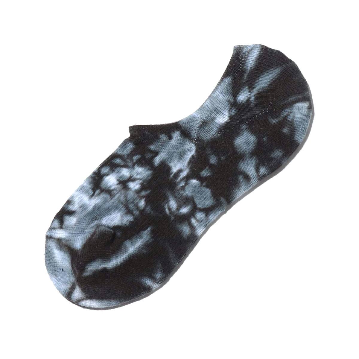 atmos pink TIE DYE UNCLE SOCKS BLACKのメイン画像