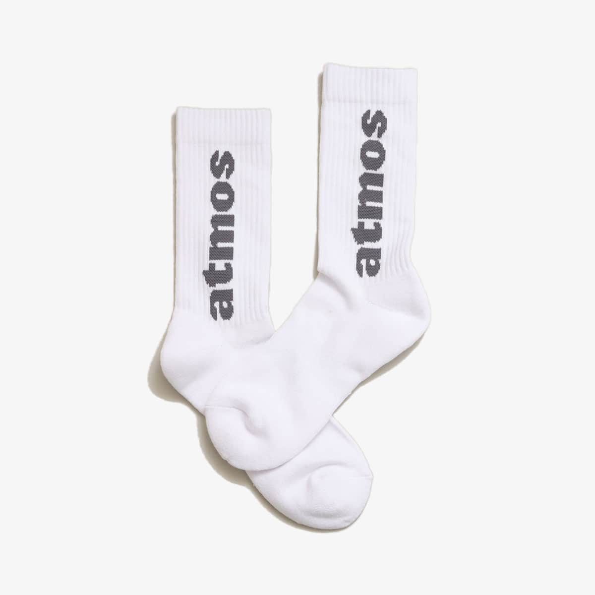 atmos JACQUARD LOGO SOCKS 2 GREY