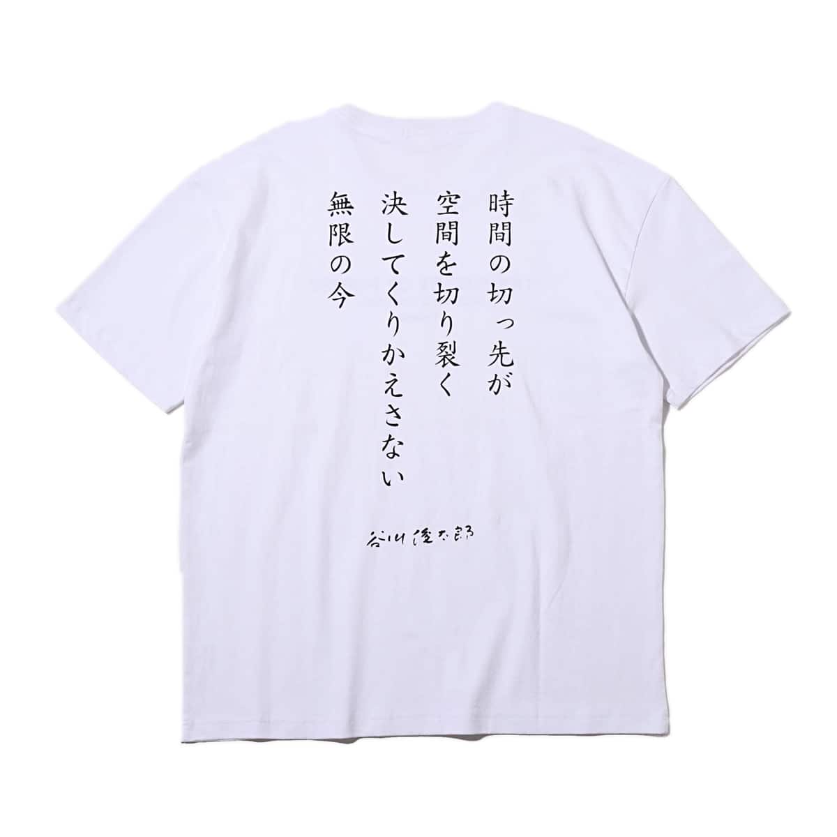 atmos 谷川俊太郎 時間 TEE ホワイト 19FA-S_photo_large