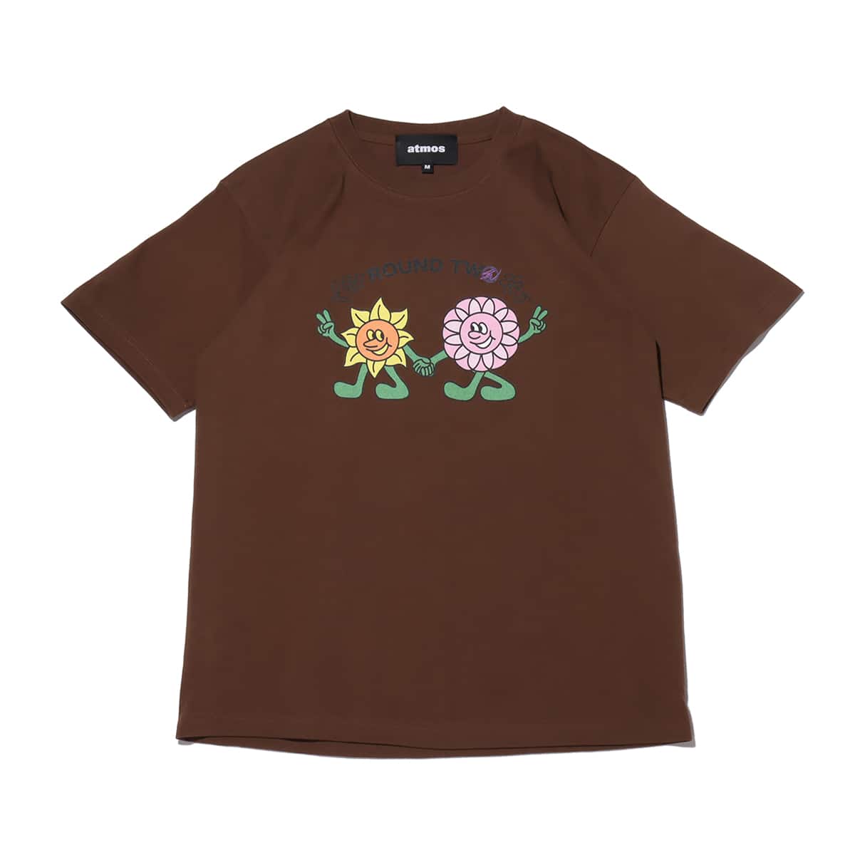 atmos x ROUND TWO WALKING FLOWERS brown 21SP-S_photo_large
