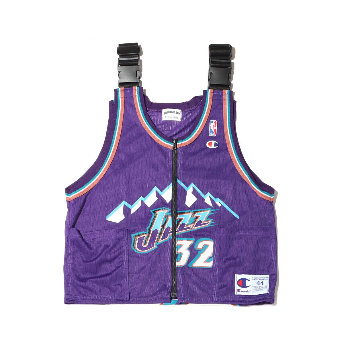 Awesome Boy REMAKE BASKETBALL VEST PURPLE 21SU-I_photo_large