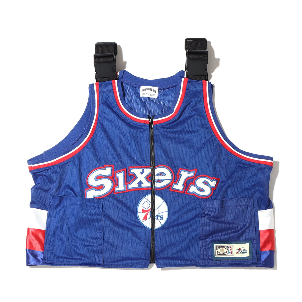 Awesome Boy REMAKE BASKETBALL VEST BLUE 21SU-I_photo_large