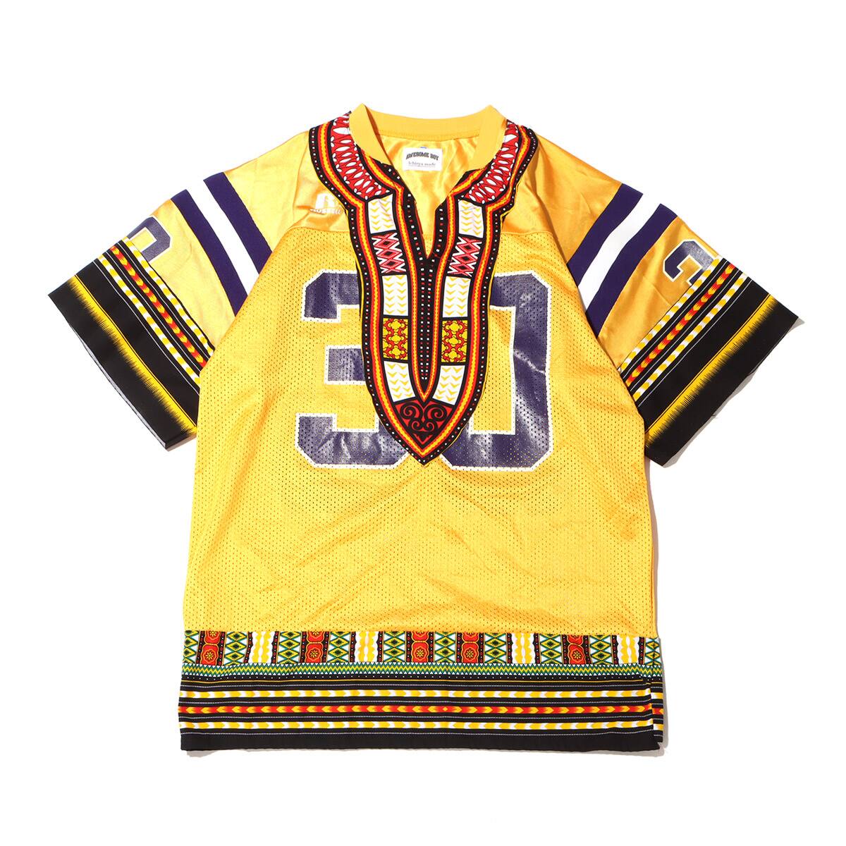 Awesome Boy REMAKE DASHIKI NFL SHIRT YELLOW 21SU-I_photo_large