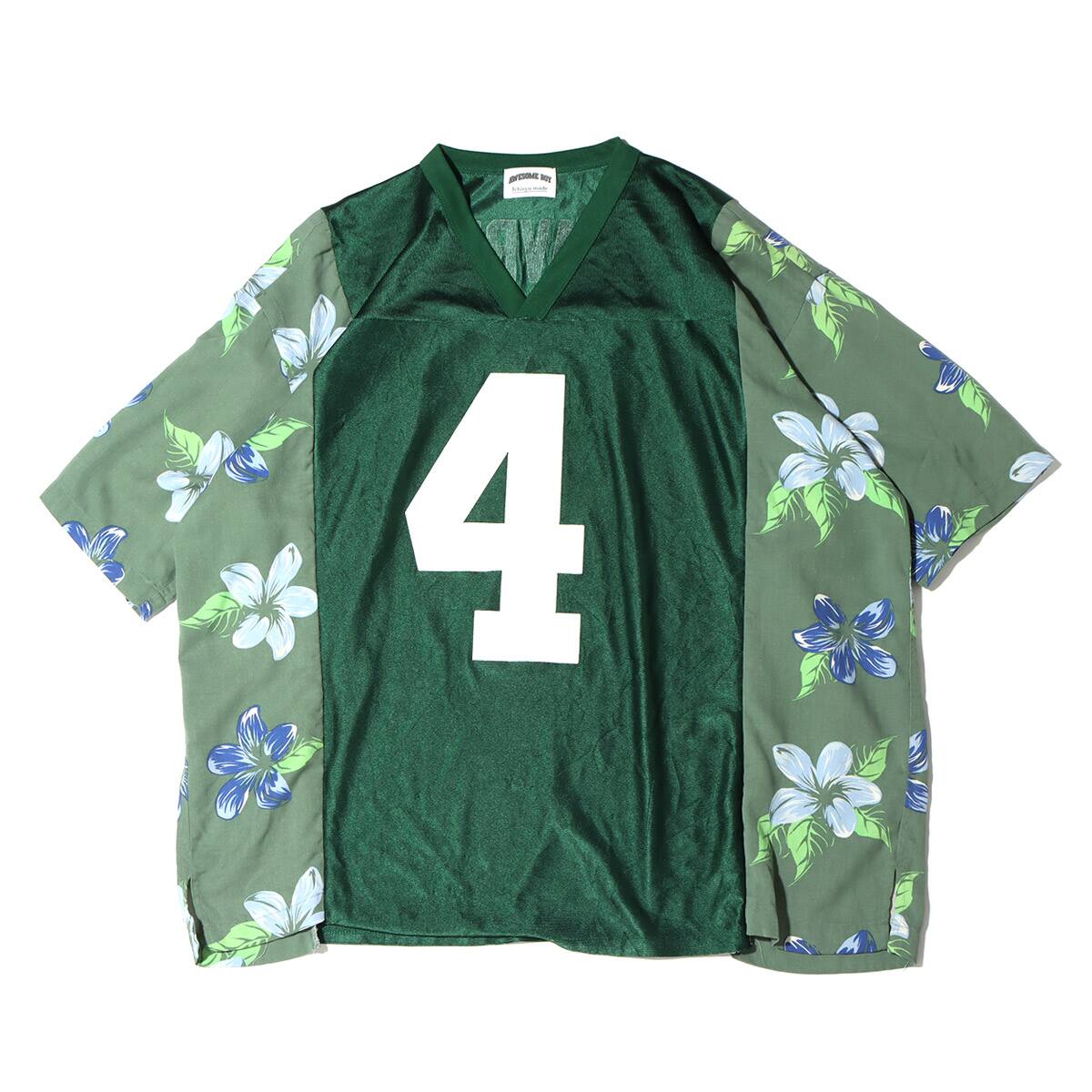 Awesome Boy REMAKE NFL ALOHA SHIRT GREEN 21SU-I_photo_large