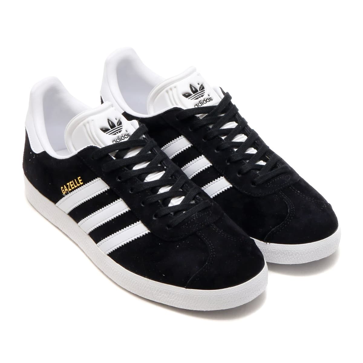 adidas OriginalsGAZELLE CORE BLACK/WHITE/GOLD MET 23FW-I