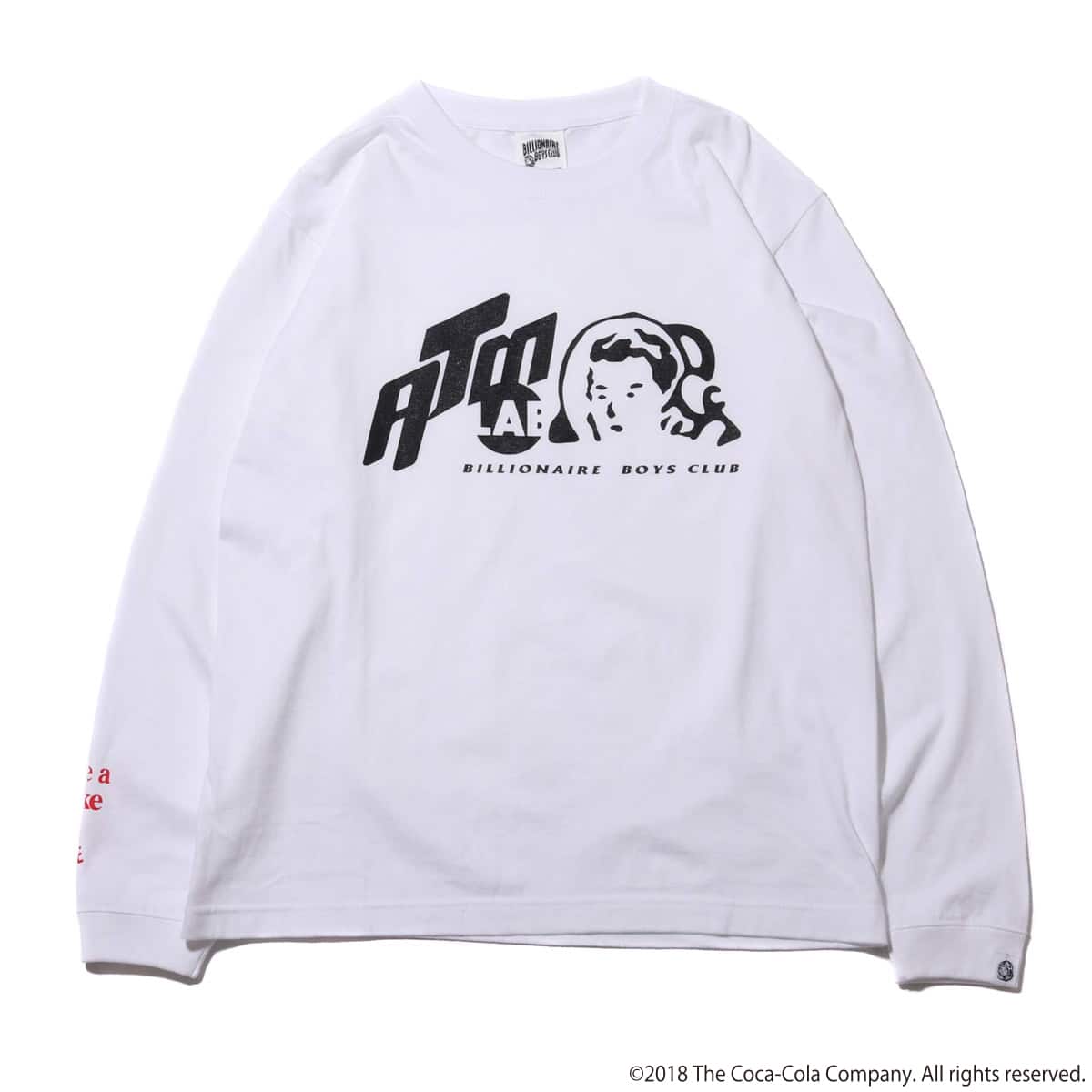 Coca-Cola by Billionaire Boys Club x ATMOS LAB BP CAN LS TEE WHITE_photo_large