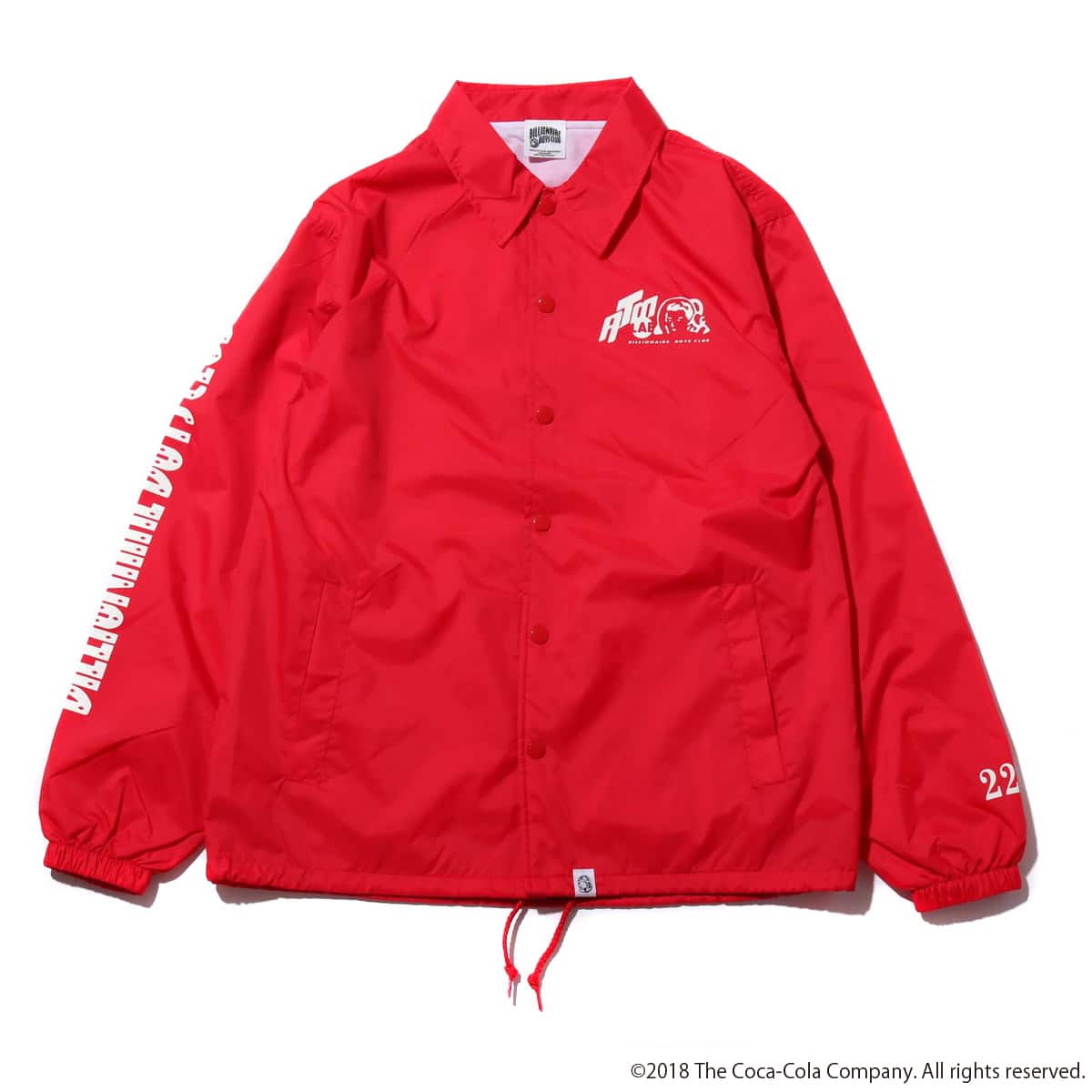 Coca-Cola by Billionaire Boys Club x ATMOS LAB BP COLA COACH JACKET RED_photo_large