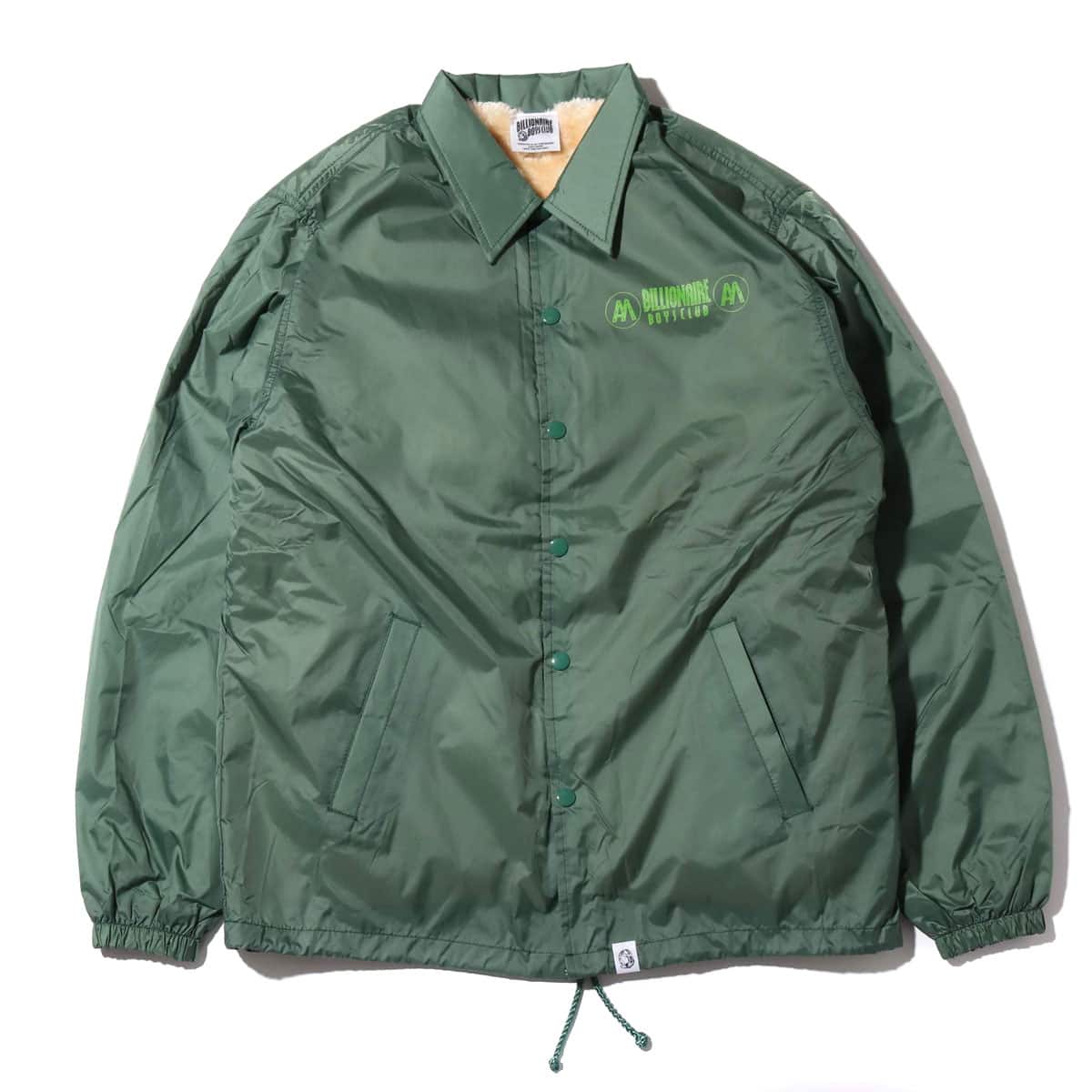 BILLIONAIRE BOYS CLUB x AH MURDERZ BOA COACH JACKET GREEN 18FA-S_photo_large