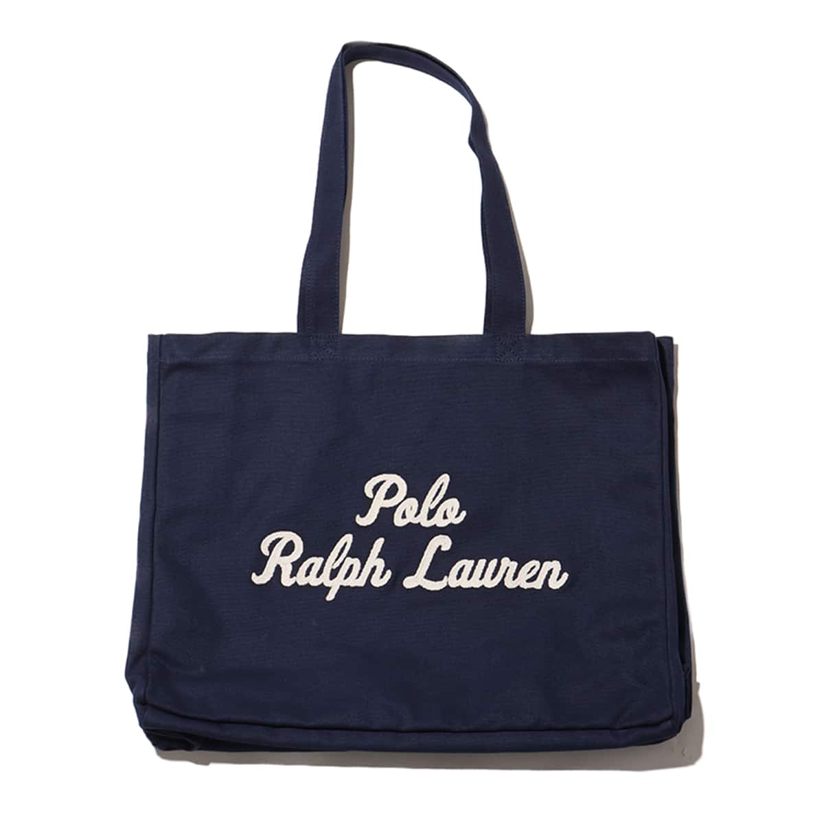 POLO RALPH LAUREN TOTE-LARGE CANVAS NEWPORT NAVY のメイン画像
