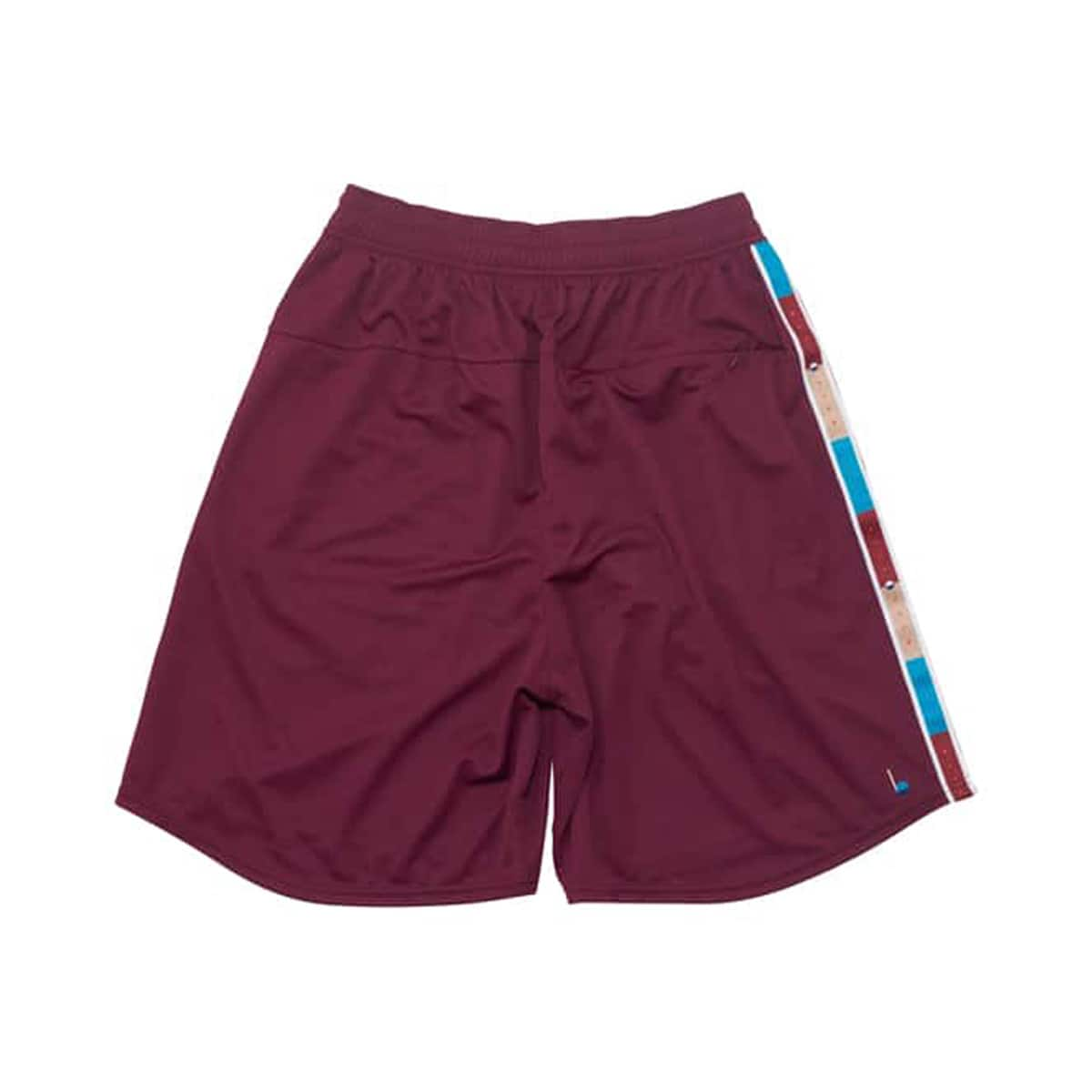 ballaholic b Playground Tape Zip Shorts crimson 17SS-I