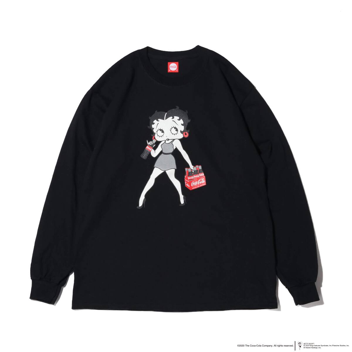 COCA-COLA x BETTY BOOP™ L/S T-SHIRT BLACK 20SP-S_photo_large
